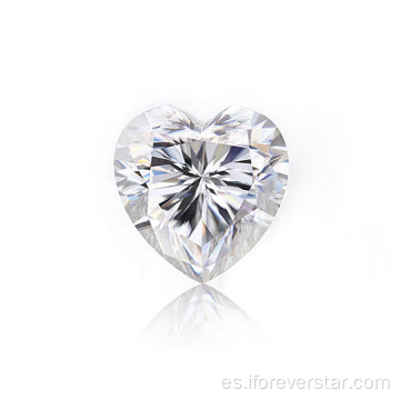 Def Ex-VG GRA 1 CARAT Corazón suelto Diamante Moissanite